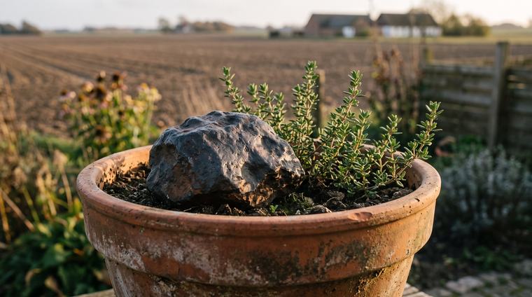 Encontró una roca en su jardín y la ignoró durante dos años: después descubrió su verdadero valor