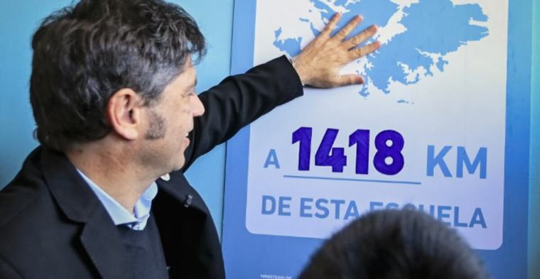 Kicillof apuntó contra Milei tras la cadena nacional sobre Malvinas: “El patriotismo le salió de un libreto”