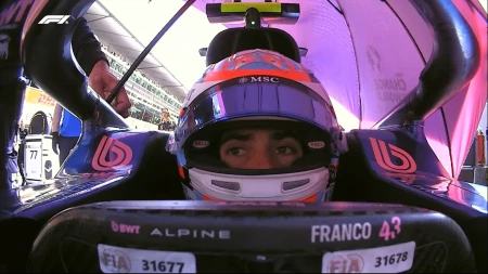 El despiste de Colapinto en el relanzamiento del GP de Italia