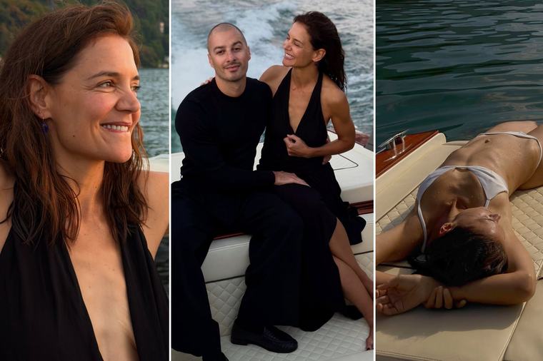 Katie Holmes disfruta de unas románticas y relajadas vacaciones en Italia junto a su novio, Jason Bard Yarmosky