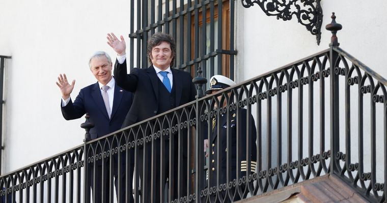 Milei en Chile: reivindicó la gestión económica de Pinochet y mantuvo una breve reunión con Kast