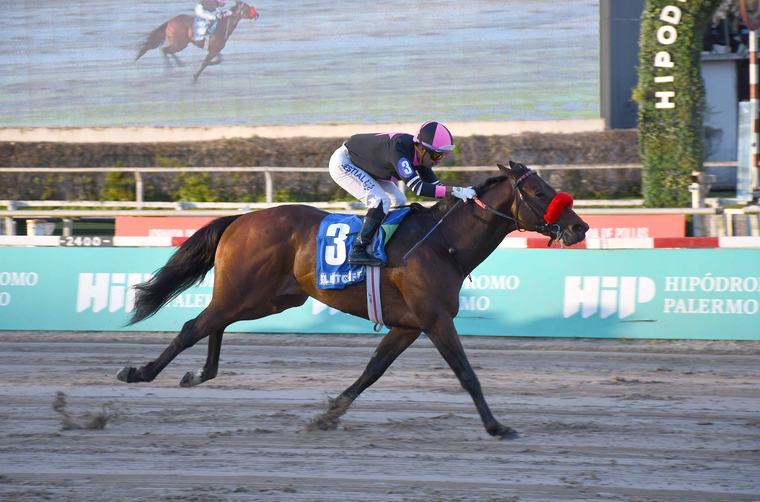 William Pereyra se llevó las dos Pollas en Palermo: ganó con Fletcher y Look at to Me en el inicio de la Triple Corona