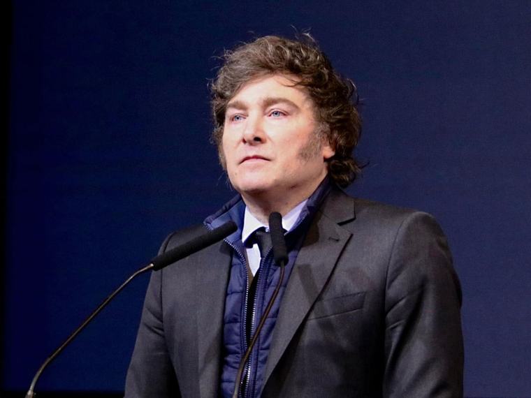 En medio de un fuerte hermetismo, Javier Milei grabó en Casa Rosada el mensaje que dará en cadena nacional por Malvinas