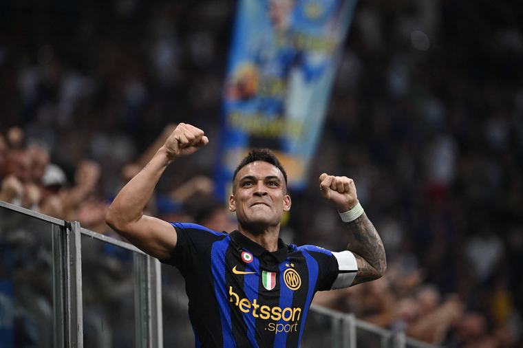 Goles de Lautaro Martínez y Soulé en tiempo de descuento para los emotivos triunfos de Inter y Roma