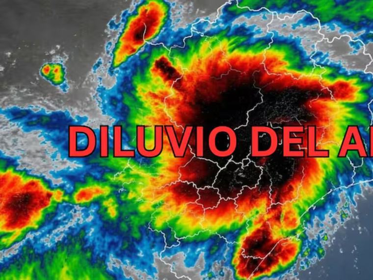 Se aproxima el diluvio del año: 48 horas de fuertes tormentas con granizo y lluvias con ráfagas de viento