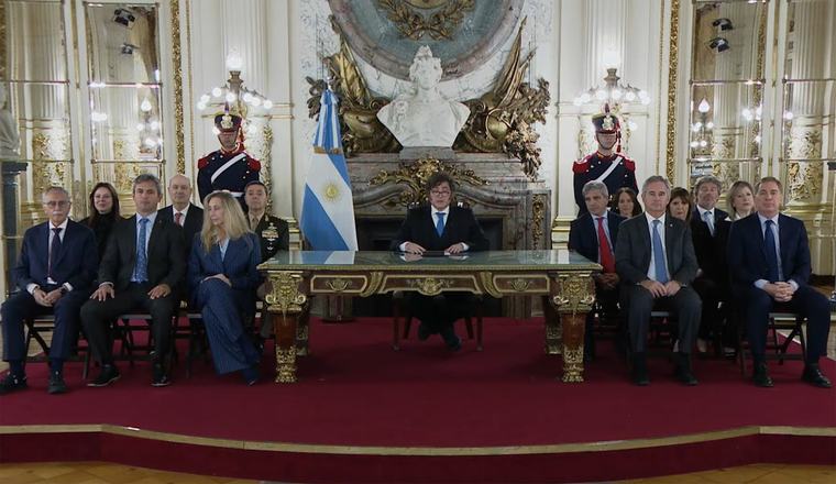 El discurso completo de Javier Milei sobre Malvinas en cadena nacional