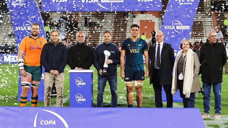 El frío no fue obstáculo para que Los Pumas y los Wallabies protagonicen un test match especial para Mendoza