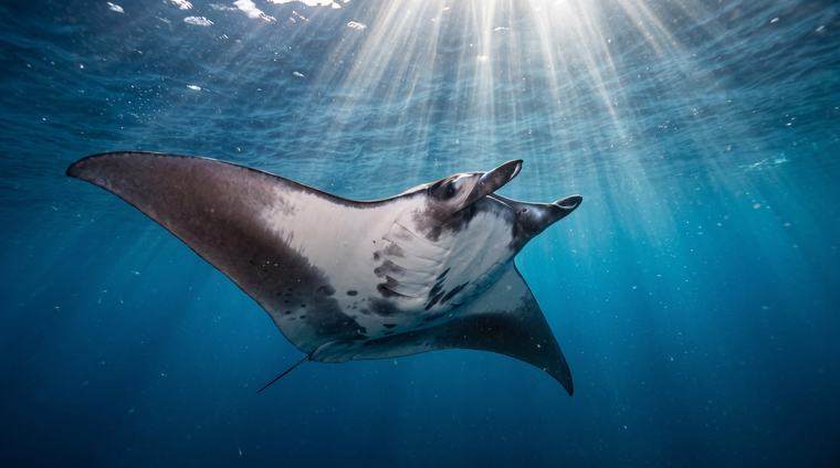 Identifican zonas críticas de reproducción de rayas diablo en el Caribe a través de fotos de turistas y datos pesqueros
