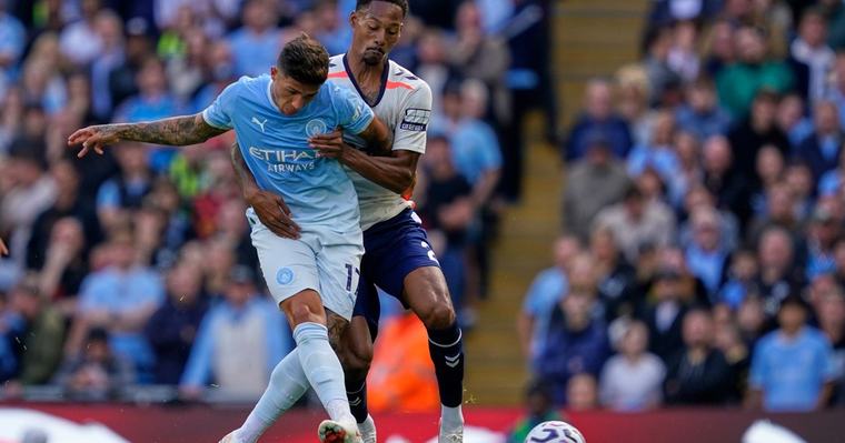 Manchester City ganó con el debut de Enzo Fernández, que dio un pase clave para el gol del triunfo
