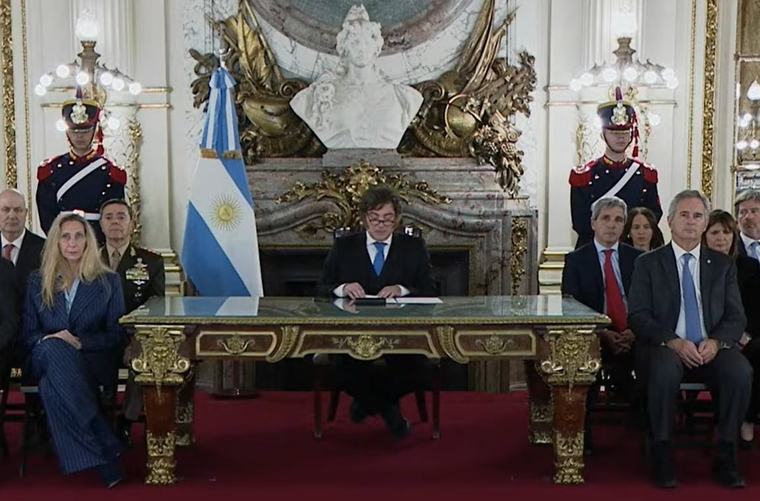 El discurso completo de Milei y los anuncios sobre Malvinas