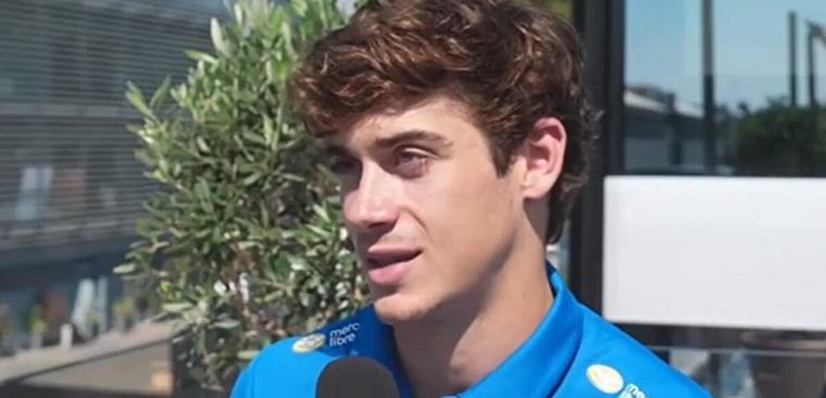 Franco Colapinto habló sobre el retiro de Lionel Messi