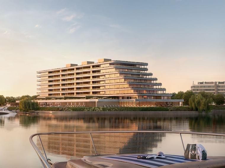Construyen un edificio “crucero” con residencias de lujo y amarras sobre el canal más exclusivo de Tigre