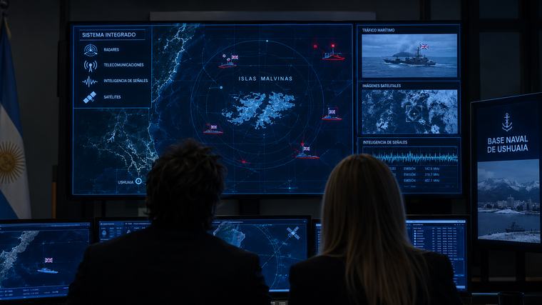 Vigilancia integrada Así funcionará la inteligencia que proyecta el Gobierno para vigilar las Malvinas y el Atlántico Sur MDZ Política