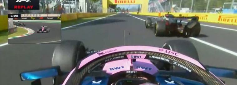 El espectacular doble adelantamiento de Colapinto tras el despiste en el Gran Premio de Monza