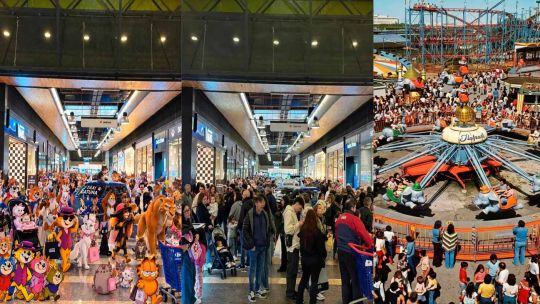 Del Italpark al Guernica de Picasso: lluvia de memes por la extraña foto de Milei y el shopping lleno