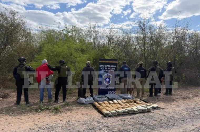 Secuestran 58 kilos de marihuana y cae un mix de narcos salteños-santiagueños
