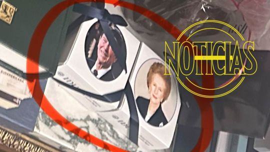 Anuncio sobre Malvinas: cuando Milei tenía un retrato de Margaret Thatcher en su escritorio
