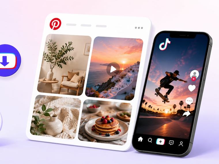 Cómo descargar videos de Pinterest y TikTok sin marca de agua