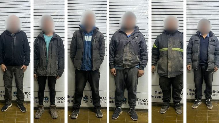 Golpe al tráfico de cobre en Las Heras con 6 detenidos y 600 tramos de cables secuestrados