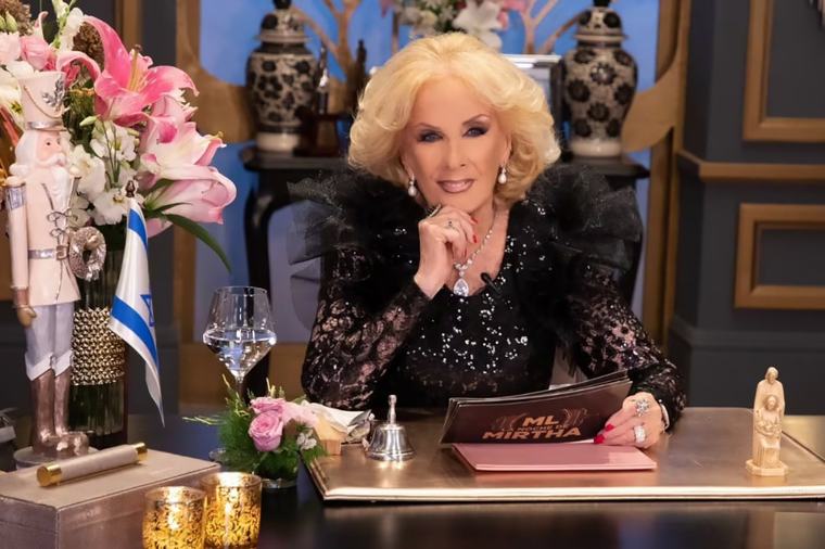 Internaron a Mirtha Legrand: el parte del Sanatorio Mater Dei